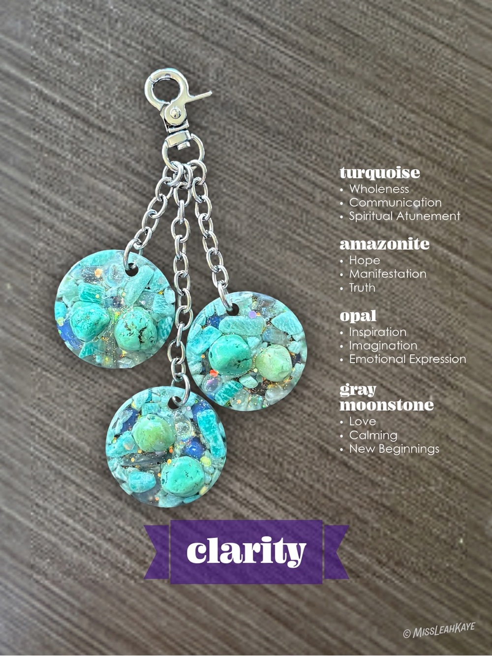 .handmade Bag Charms/Keychains with Crystals - Picture 6 of 16